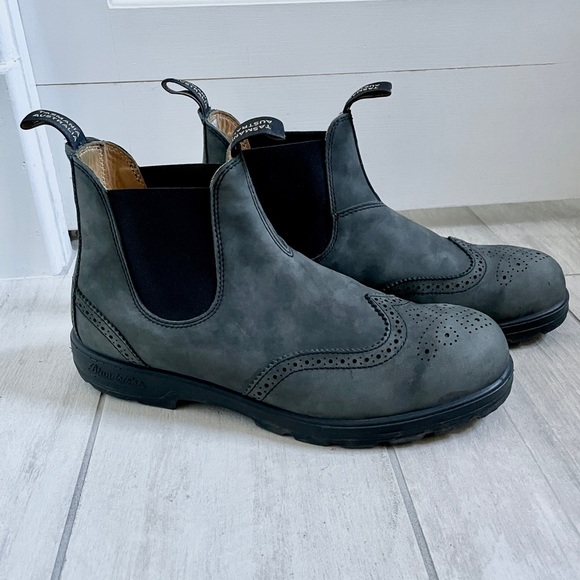 Blundstone Other - Blundstone 1472 Men's SZ US 13 Wingtip Chelsea Boots Rustic Black